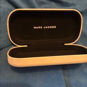 Marc Jacobs Cream Glasses Case